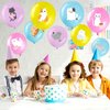 36 Pcs Cat Theme Party Latex Balloons Animal Cat Print Decorations Cartoon Cat Party Favors for Boy Girls Cat Kitty Theme Birthday Party Decorations Supplies, 12 Inches(Cartoon Style)