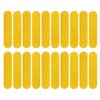 Glodorm MORICHS 20 PCS Universal Self-Adhesive Night Reflective Stickers for Electric Scooter Waterproof Warning Strip for Scooter Decoration Accessories (Yellow)