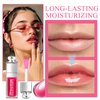 PPPanYiDi 2Pcs Hydrating Lip Oil, Plumping Lip Gloss,Glossy Refreshing Long Lasting Moisturizing Tinted Lip Glow Oil for Lip Care,Hydrating No-Sticky Lip Stain Balm for Women