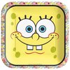 Spongebob Birthday Party Supplies Bundle Pack includes 16 Paper Plates 9", 16 Paper Napkins, 1 Dinosaur Sticker Sheet
