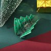 E EMZHOLE 3PCS Christmas Hair Claw Clips Christmas Tree Hair Clamps Jaw Clip for Women Girls Christmas Snowman Hair Claw Clips Santa Claus Non Slip Hair Claw Clips Hair accessories for Women