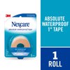 Nexcare Absolute Waterproof Tape, Flexible Foam Medical Tape, Secures Dressing and Keeps Wounds Dry - 1 In x 5 Yds, 1 Roll of Tape