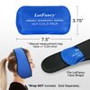 LotFancy Gel Ice Packs, 2pc Reusable Hot Cold Pack for Therapy, Heating Cooling Gel Pad, Pain Relief for Face, Head, TMJ, Wisdom Teeth, Oral Facial Surgery, Sport Injuries, Migraine, Muscle Joint