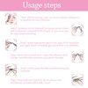 outopen 10 Pairs Natural Lashes That Look Like Extensions 5-13MM Short False Eyelashes Handmade Clear Band Wispy Eyelashes For Daily Work Lashes Easy To Apply (A01)