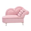 FELTECHELECTR Miniature Dollhouse Sofa Furniture Creative Jewelry Box Organizer Stylish Couch with Playroom and Collectibles