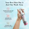 Unwash Untangle Leave-In Conditioner - Gentle Formula, Detangles, Controls Frizz, Enhances Shine, Protects Against Heat, Vegan, Cruelty Free, Sulfate & Paraben-Free, 6.25 fl oz