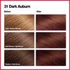 Revlon Permanent Hair Color, Permanent Hair Dye, Colorsilk with 100% Gray Coverage, Ammonia-Free, Keratin and Amino Acids, 31 Dark Auburn, 4.4 Oz (Pack of 1)