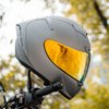 Soman RF-1200 RF 1200 Visor Replacement, X14 Motorcycle Helmet Visor Compatible with RF-1200 CWR-1 X14 Z7 X-Spirit (Gold)