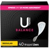 U by Kotex Curves Panty Liners Regular (Pack of 4)4