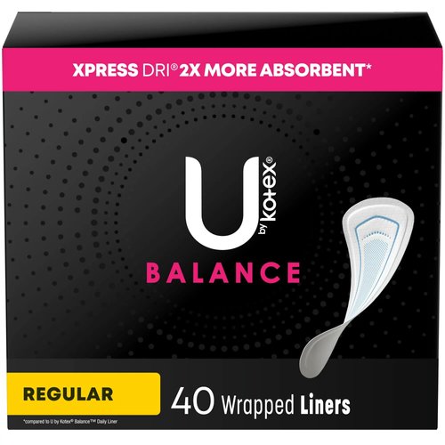 U by Kotex Curves Panty Liners Regular (Pack of 4)4
