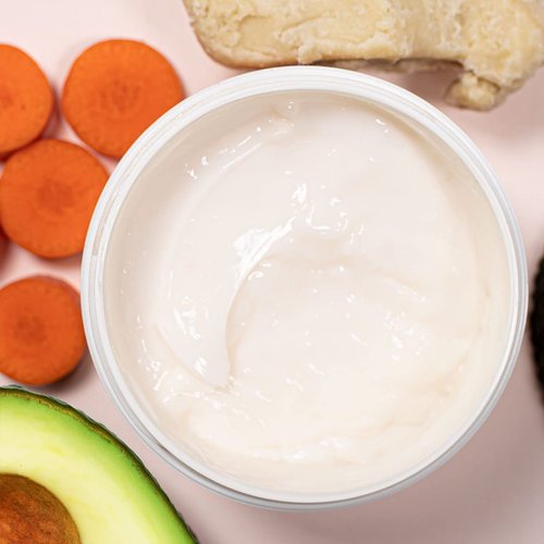 J'Organic Solutions Moisture Fuse Buttercream Daily Hair Moisturizer with Marshmallow Root & Avocado Oil - Boost Natural Shine, Lock-in Deep Moisture, and Promote Easy Manageability.