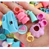 Pet Cute Accessories Lot Random 25pcs ,Clothes food and drink Ice cream Bow Collar Necklace Bear Jacket Card Sunglasses and more choices compatible with lps Cat Collie Dachshund Cocker Spaniel Dog