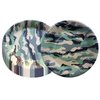 Fenghu Camo Birthday Party Supplies, 20 Plates and 20 Napkin, for Camouflage Hunting Theme Birthday Party Decoration