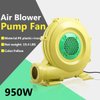 JAXPETY 950 Watt Yellow Air Blower, Lightweight Pump Fan Commercial Air Inflatable Bouncer Blower, Perfect for Inflatable Bounce House, Jumper, Bouncy Castle (950W)
