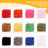 BBTO 12 Pieces Fly Tying Chenille Fly Tying Materials 65.64 Yards Chenille DIY Fly Tying Thread Craft Fly Tying Tinsel for Streamers Wooly Buggers Nymph Flex Hackle (Chenille Style)