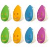 AUEAR, 8 Pack Happy Face Toothbrush Head Cover Cap with Suction Cup Cute Portable Toothbrush Protective Covers Case for Home Travel Outdoor Camping 4 Colors