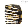 French Amie Fab 13 Teeth Handmade Medium Tokyo Celluloid Side Hair Comb (Tokyo)