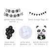 Birthday Party Decorations Supplies,Panda Themes HAPPY BIRTHDAY Banner and Aluminum Foil Balloons,Latex Balloons for Children Birthday Party Kids Nursery Bedroom Decor