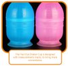 Healifty 2pcs Tools Hair dye Color Mixing Cup Hair Coloring Cup Hair Dying Accessory kit Hair Coloring Shaking Cup Palette Bowl Hair Cream Shaker Cup Baking Oil Plastic Mixing Bowl