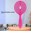 Wet Hair Detangling Brush, Salon Round Head Straightenning Detangler Brush Comb For All Hair Types - For Women, Men, Wet And Dry Hair(rose Red)