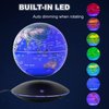 Floating Globe Lamp,6" World Geographic Globes Anti Gravity 360 Rotating World Map with LED Light Magnetic Levitating Globe Home Office Desk Decor Creative Birthday Gifts