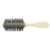 Medline Polyethylene Adult Hair Brush with Nylon Bristles, 7.5", 1 Count