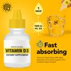 Good Raz - Vitamin D Drops Adult - Water-Soluble Liquid D3 Drops - Potent Vitamin D Liquid Drops - No Stir, Non-GMO, Kosher - D3 Liquid to Add to Drink Or Food, Flavorless - 12-Month Supply (3)
