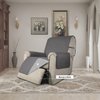 Easy-Going Recliner Chair Slipcovers Reversible Chair Sofa Cover Water Resistant Couch Cover Furniture Protector with Elastic Straps for Pets Dog (Recliner 22 inch, Gray/Light Gray)
