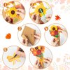 BeYumi Flower Bouquet Craft Kit - 24Pcs Fall Flower Bouquet Craft for Kids Make Your Own Thankful Flower Bouquet Autumn Fall Florals Thanksgiving DIY Gift Craft School Classroom Home Fun Activities