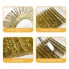 HAICHER Colored Lash Extensions CC Curl 9-18mm Mixed Lash Trays, Holographic Lash Tinsel for Eyelash Extension (Gold, Volume)