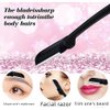XUJINCN3-in-1 Eyebrow Scissors Kit，Eye Brow Cutter for Women，Eyebrow Grooming kit Specially Designed for Women，Include；Eyebrow Scissors with Comb, Hair Removal Tweezers, Facial Eyebrow Razor（Black)