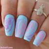 AIMEILI Soak Off U V LED Neon Blue Gel Nail Polish - Soft Baby Blue (059) 10ml