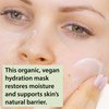 Vitamin C + Resveratrol Facial Hydration Mask - USDA Certified Organic Hydrating Moisturizer Face Cream- 1.7 oz