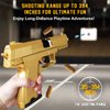 Tcxomino Soft Bullet Gold Toy Gun - Foam Blaster with Shell Ejecting, Toy Pistol Gift Box for Christmas Halloween Birthday Present for Boys Girls Adults Age 8+