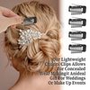 16pcs Clips for Hair Extensions 10-Teeth Wig Clips to Secure Wig No Sew,Invisible Strong Hijab Pins Chunni Clips for Woman Veil Hair Extensions Hairpieces