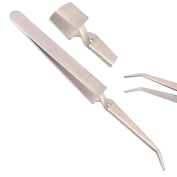 Nail Shaping Tweezers Kit- Nail Pinching tools C Curve Nail Art Sculpture Stainless Steel Clips Nail Kit for Acrylic & Builder Nail Gel, Professional Nail Salon Home DIY By OdontoMed2011