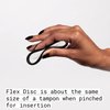 Flex Menstrual Discs | Disposable Period Discs | Reduce Cramps & Dryness | Beginner-Friendly Tampon Alternative | Capacity of 5 Super Tampons | Made in Canada | 12 Count