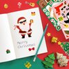 32 Sheets Christmas Stickers, Make Your Own Christmas Stickers, Creative Game Stickers for Kids Christmas Party Favors, DIY Art Crafts Supplies
