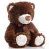 WENMOTDY Super Color Teddy Bear Stuffed Animals Plush Toy for Children Girlfriend Family Chocolate 14 inch
