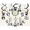 30PCS Cute Panda Birthday Hanging Swirl Decorations, Panda Bear Birthday Party Supplies Party Decorations Animal Panda Theme Party Favors for Kids Boy and Girl Baby Shower