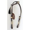 CHALLENGER Horse Show Saddle Tack Rodeo Bridle Western Leather Headstall Breast Collar 7871