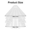 Bridal Veil Women's Simple Tulle Short Lace Wedding Veil Ribbon Edge with Comb for Wedding Bachelorette Party Decorations Bridal Shower, Bride To Be Gift