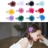 Hair Clips Hair Clips Girl Hair Clips 20pcs Barrettes Flowers Chiffon Hairpin Clips Mixed Color Girls Hair Hair Clips Girl Hair Clips Girl Hair Clips