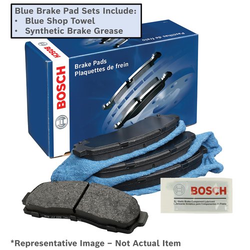 BOSCH BE471 Blue Semi-Metallic Disc Brake Pad Set - Compatible With Select Subaru Impreza, Legacy, SVX; REAR