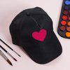 Yookat Kids Baseball Cap - Medium, Black - DIY Hat for Kids - 10 Pieces - Costume Headwear for Birthday, School Events, Theme Parties, Beach, Baseball, Golf, Fishing, Camping