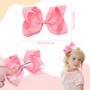 Oaoleer 30 Colors 6 Inch Hair Bows Clips Grosgrain Ribbon Bows Hair Alligator Clips Hair Barrettes Hair Accessories for Girls Toddler Infants Kids Teens Children