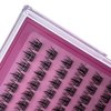 Lash Clusters Kit Eyelash Extension Kit DIY 100pcs Volume Lash, Thick Eyelash Extension Kit, 9-16mm Curl Individual Eyelash Wispy Lash Bond and Seal Lash Tweezers
