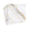 Caspari Marble Paper Cocktail Napkins in Grey, 20 Per Package
