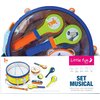 LITTLE FUN TIMES Musical Instruments for Toddlers 1-3 to Develop fine Motor Skills, Toddler Toys Musical Instruments for Kids 9 pcs Baby Instruments Preschool Educational Early Learning and Fun