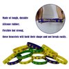 48 Pack Mardi Gras Party Favors Rubber Bracelets - Carnival Birthday Party Supplies Decorations Goodie Bag Stuffers Fillers Silicone Wristbands